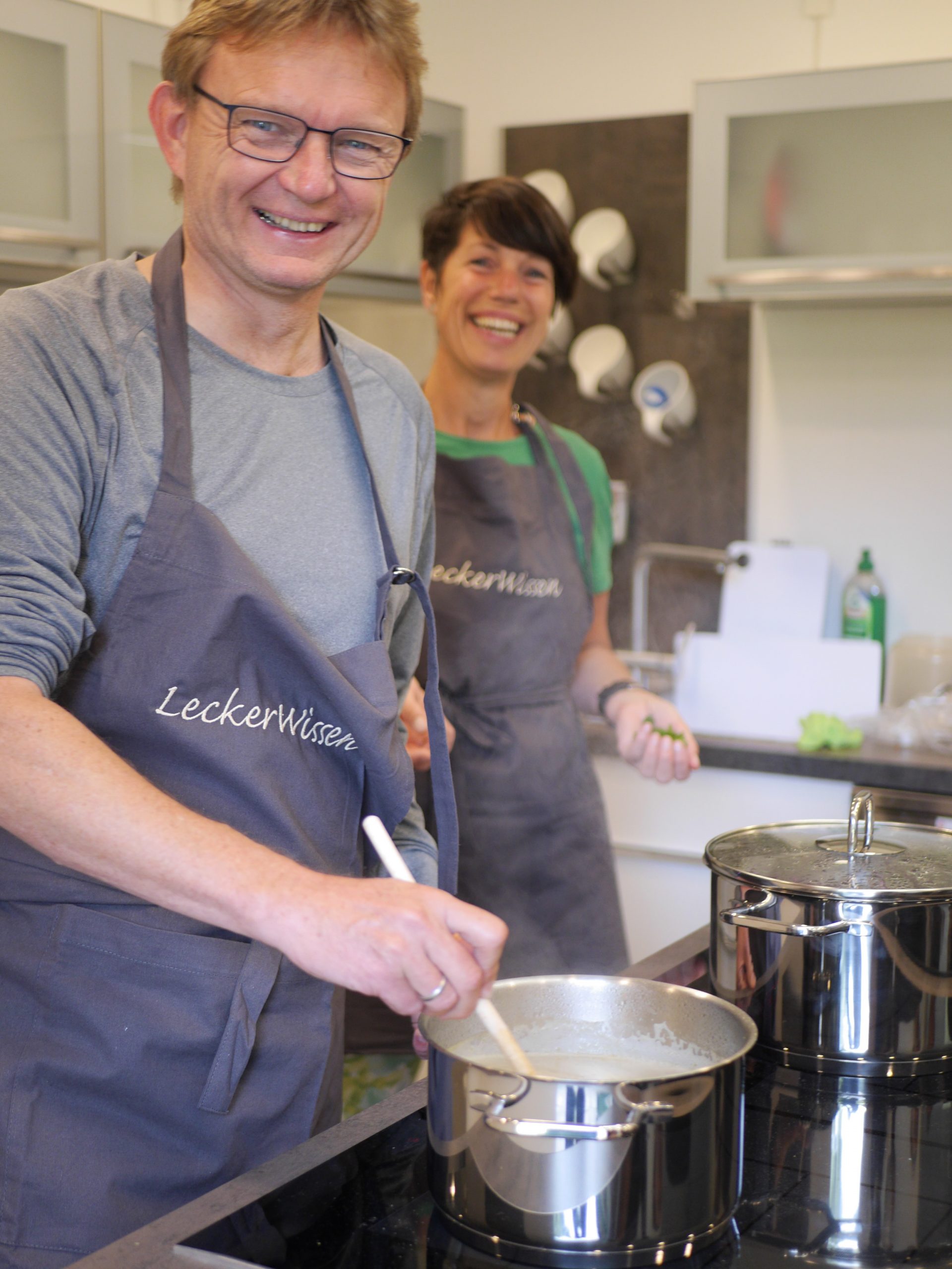 In der Kochschule stehen Spaß und Freude im Vordergrund